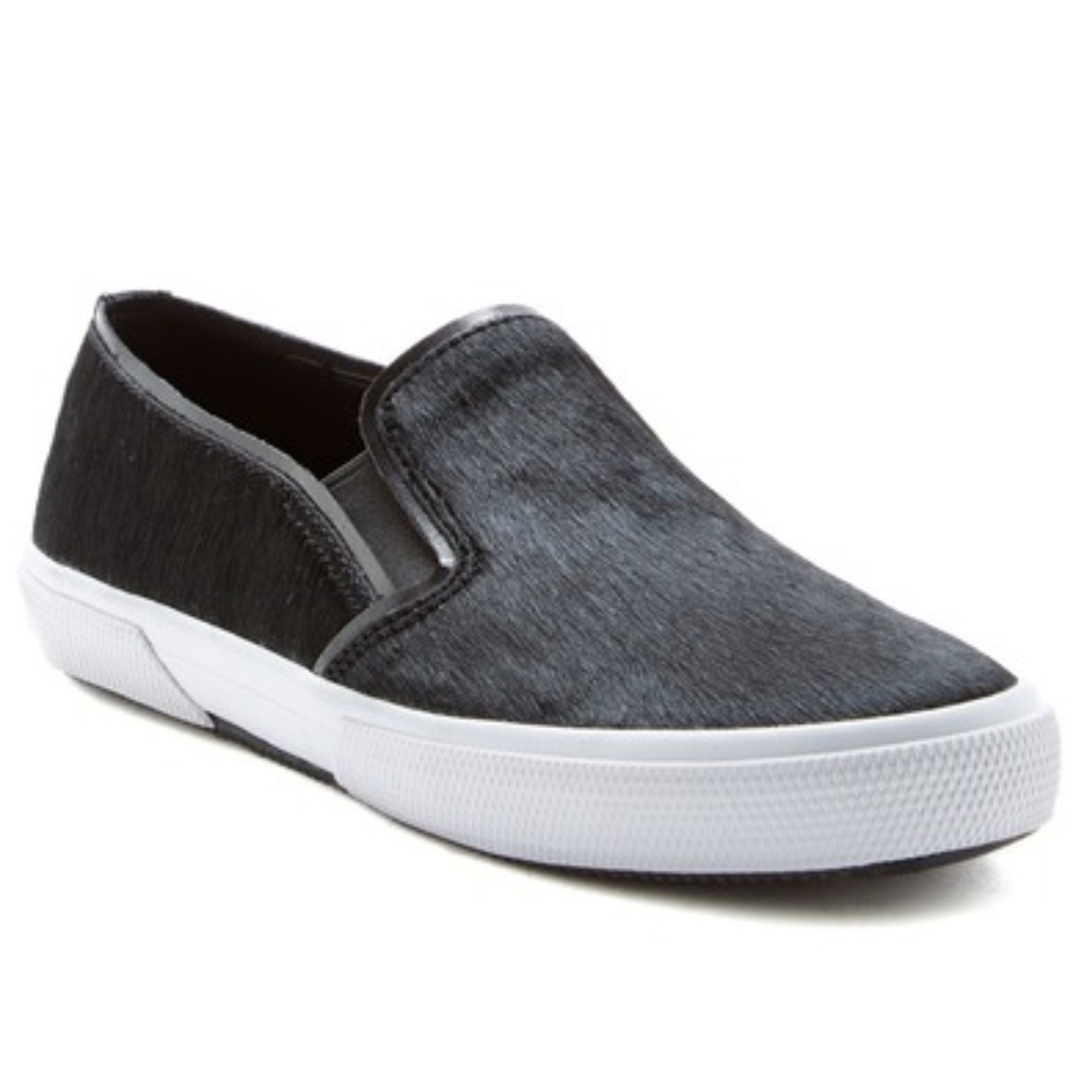 Kenneth Cole Black Genuine Calf Hair Sneaker Loafer‎